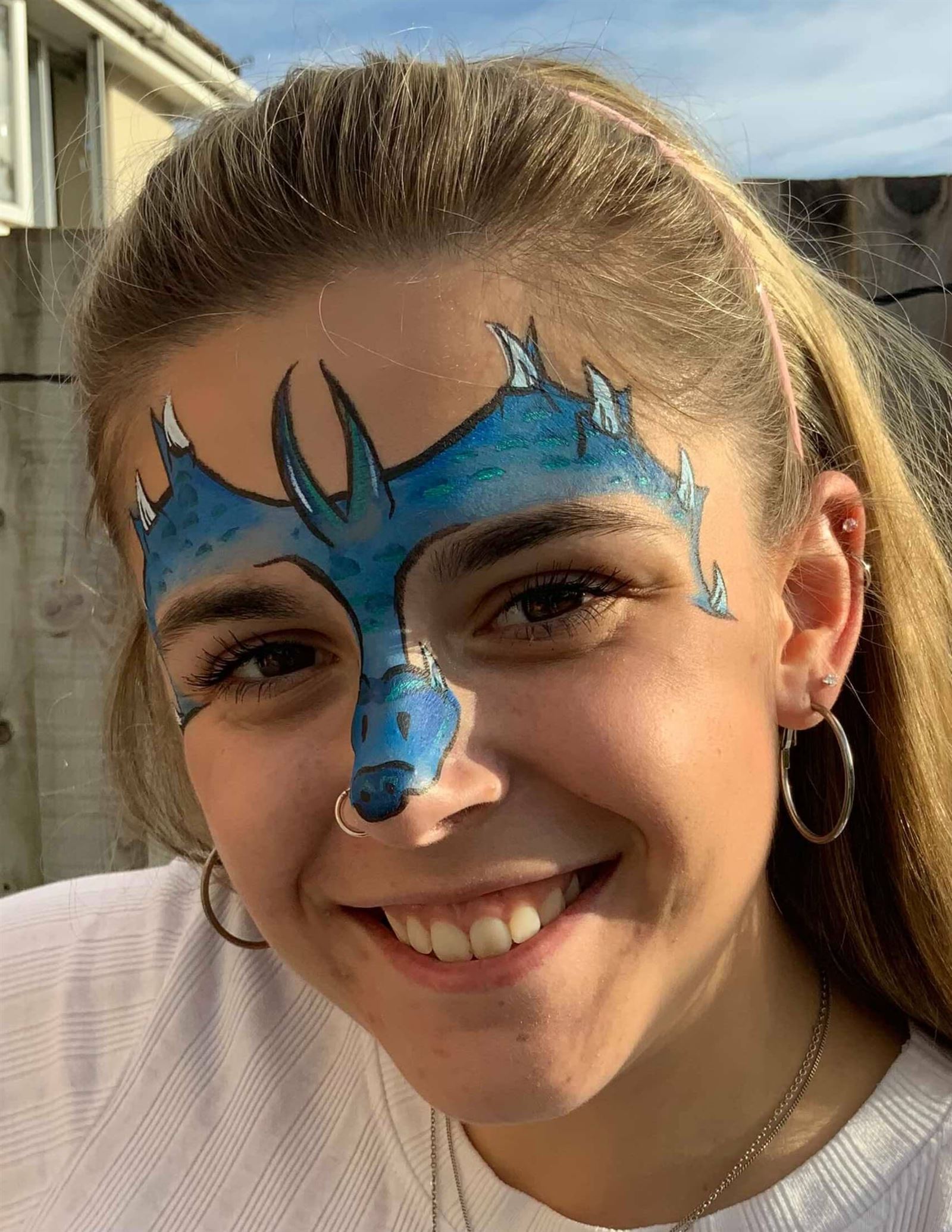 Face Painting visits Bouncy Castle Hire in Andover, Newbury