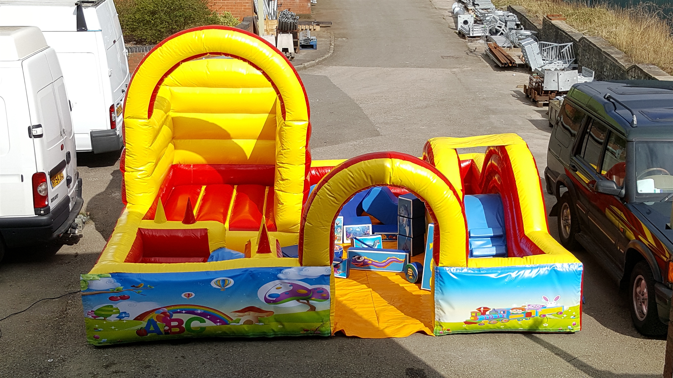 bouncy castle play park