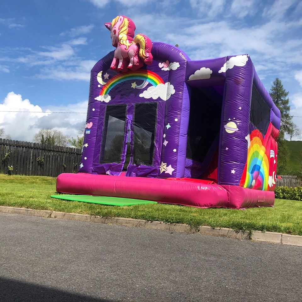 Unicorn Combi Castle Bouncy Castle Hire In Co Cavan