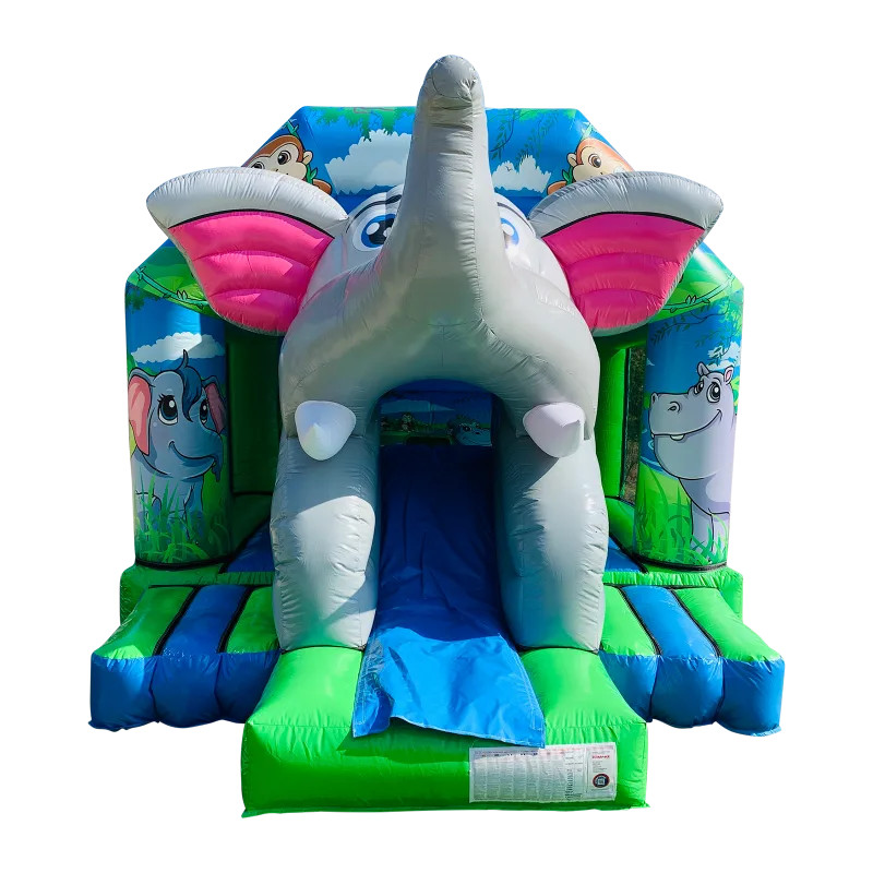 3D Elephant combo - Bouncy Castle Hire in Milton Keynes