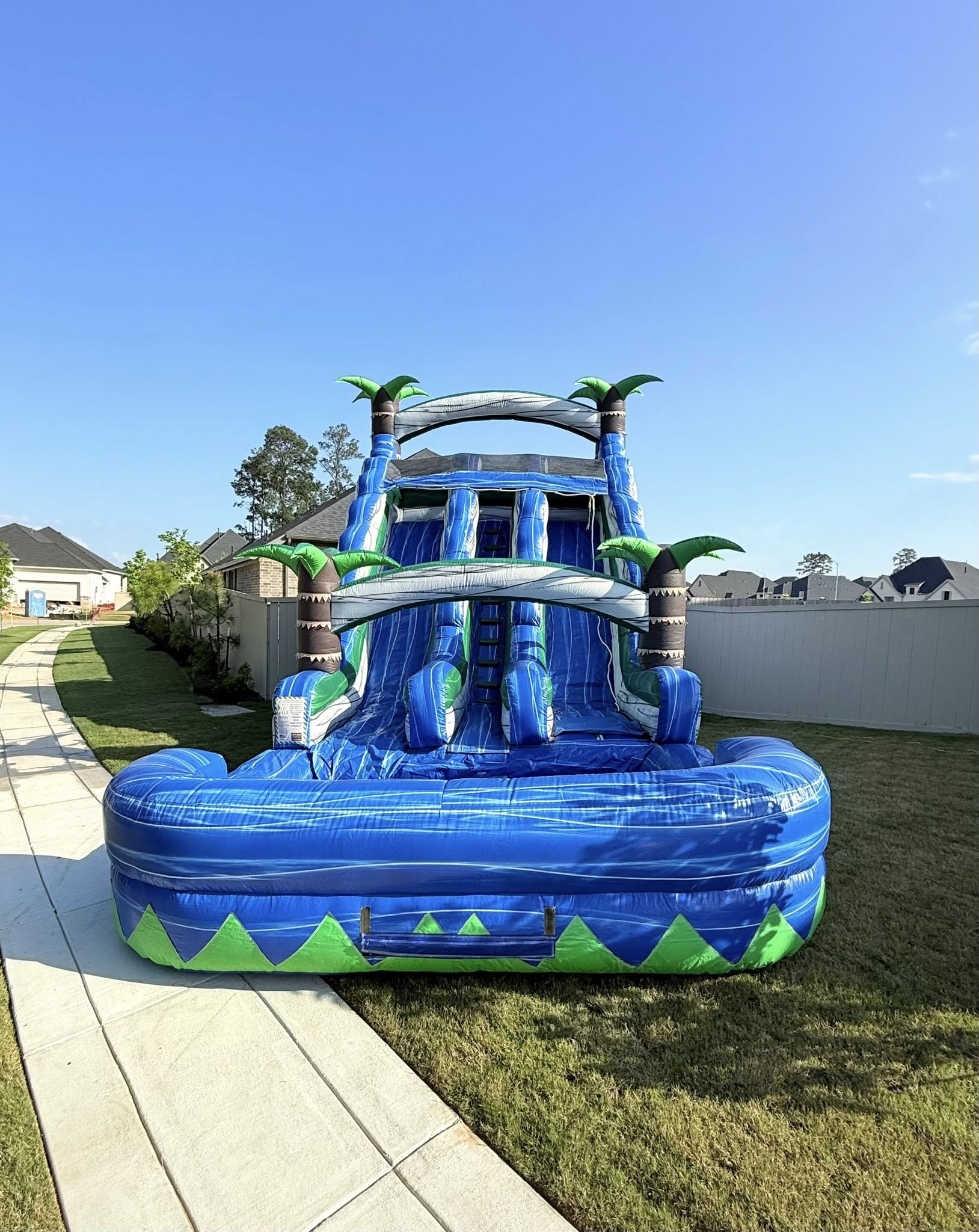 Tidal Wave Racer Inflatable Blue Wave Racer - Rental in Magnolia, The Woodlands, Conroe, Tomball ...