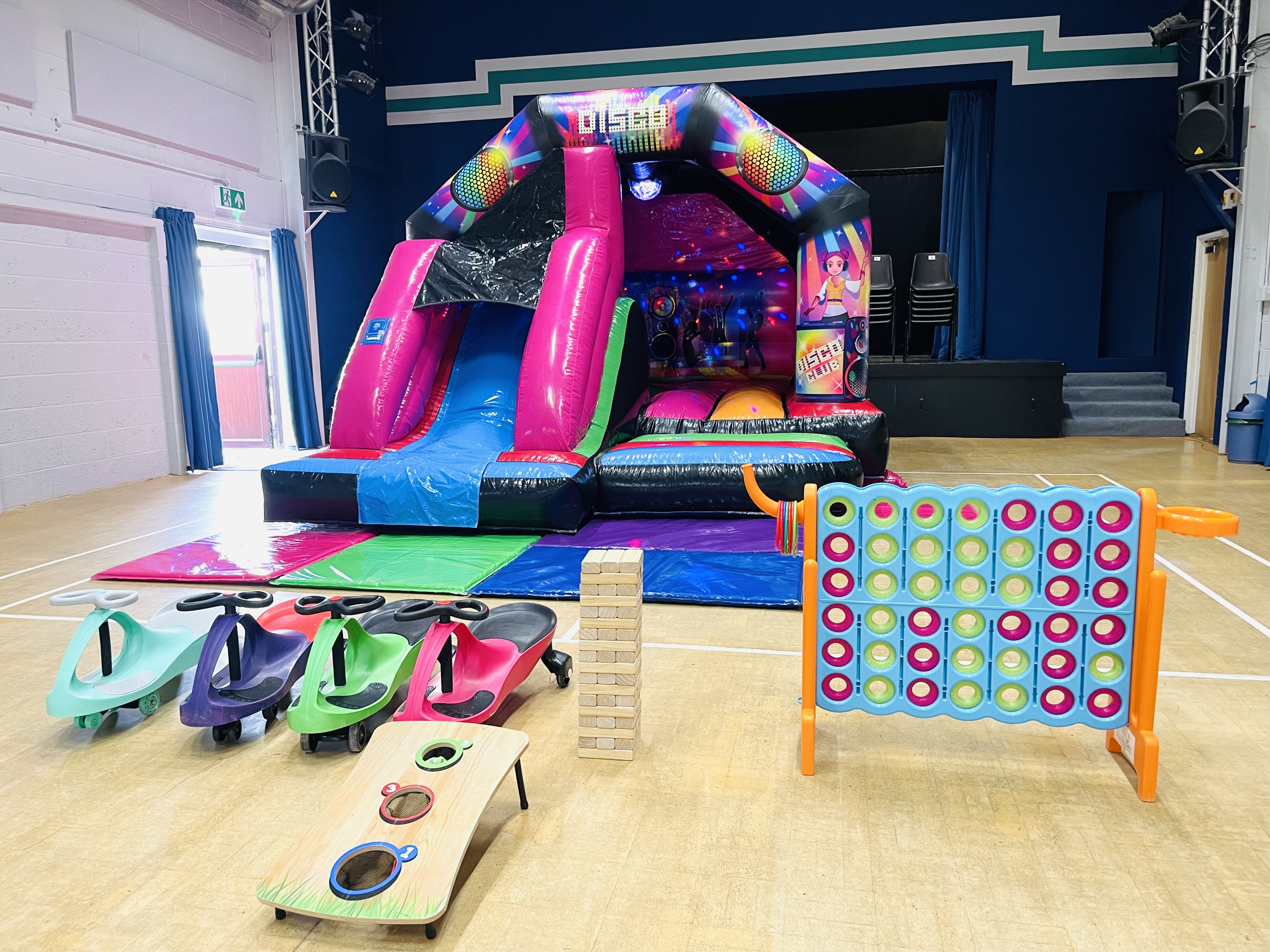Disco Castle Combi - Hire in Bicester | Bicester Inflatables