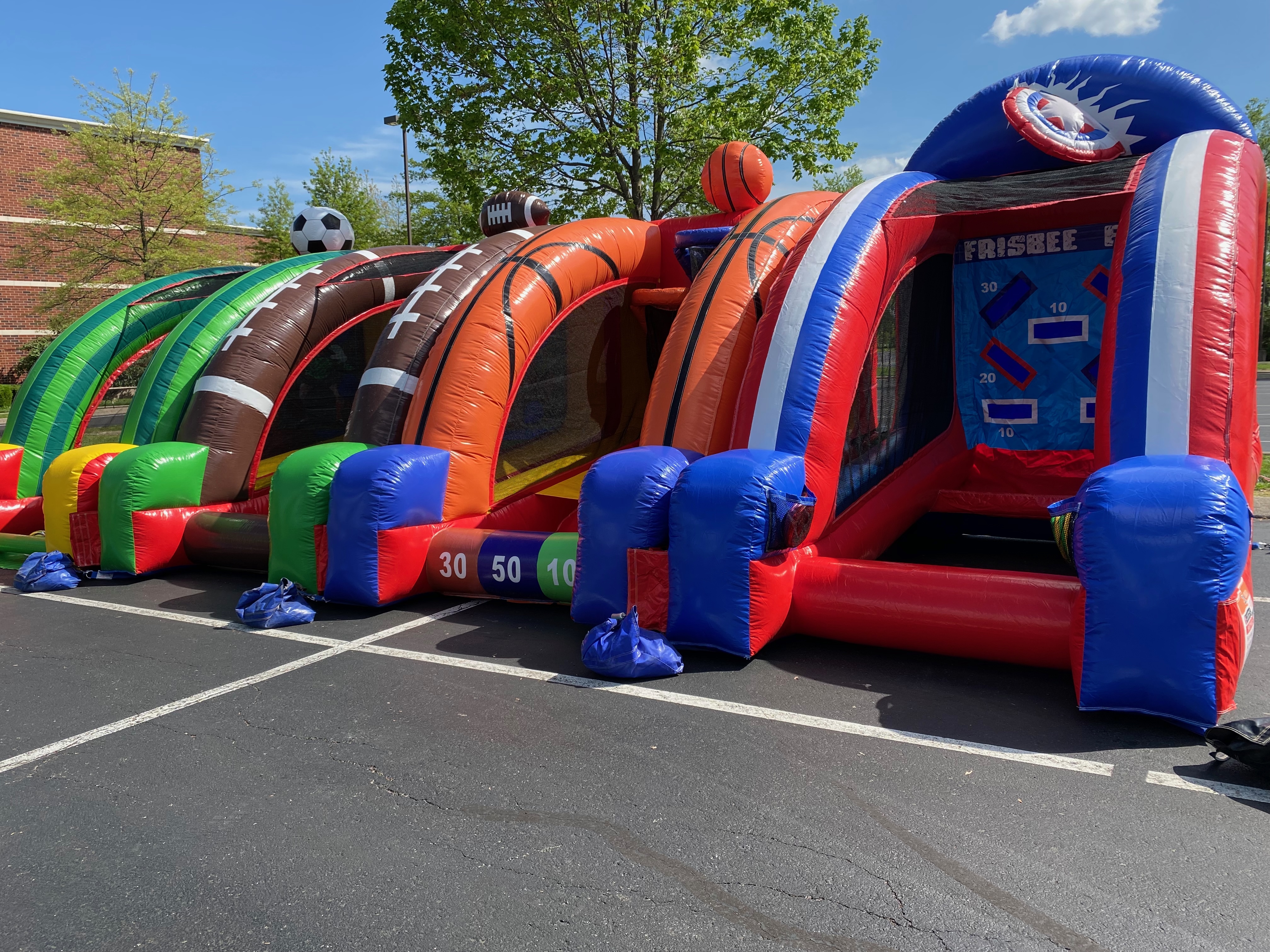 Challenge Games - 4 in 1 - Inflatable Bounce Houses & Water Slides for ...