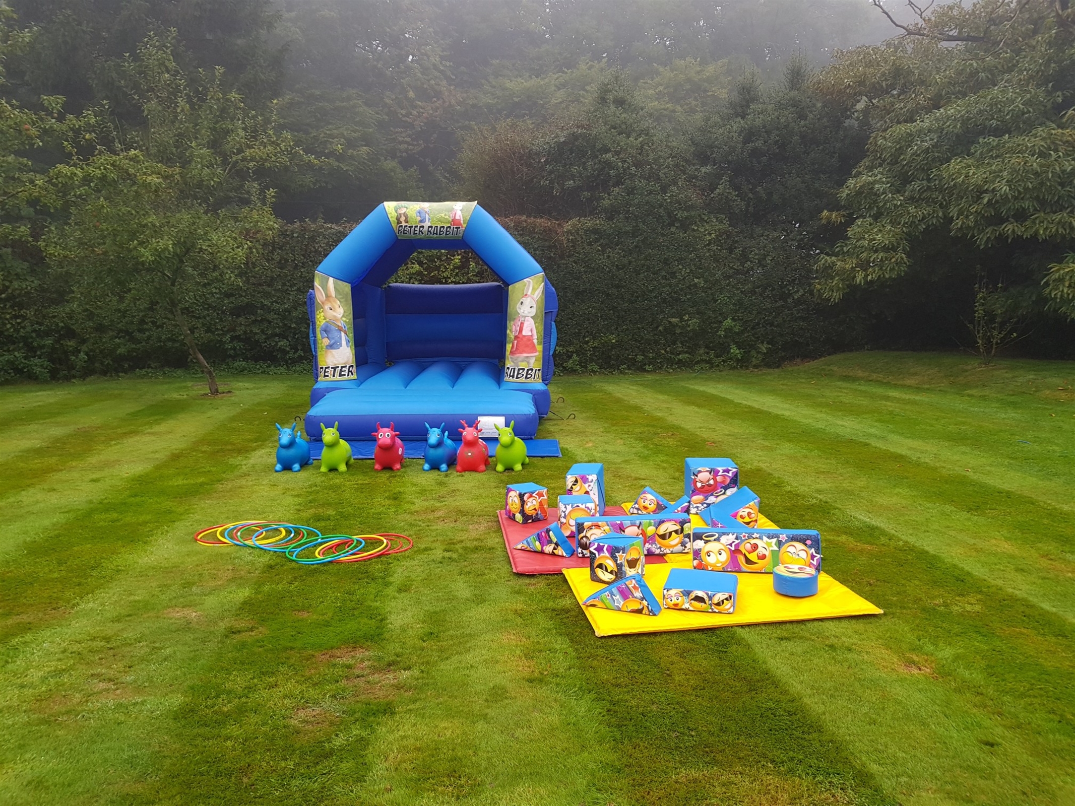 peter rabbit bouncy castle hire