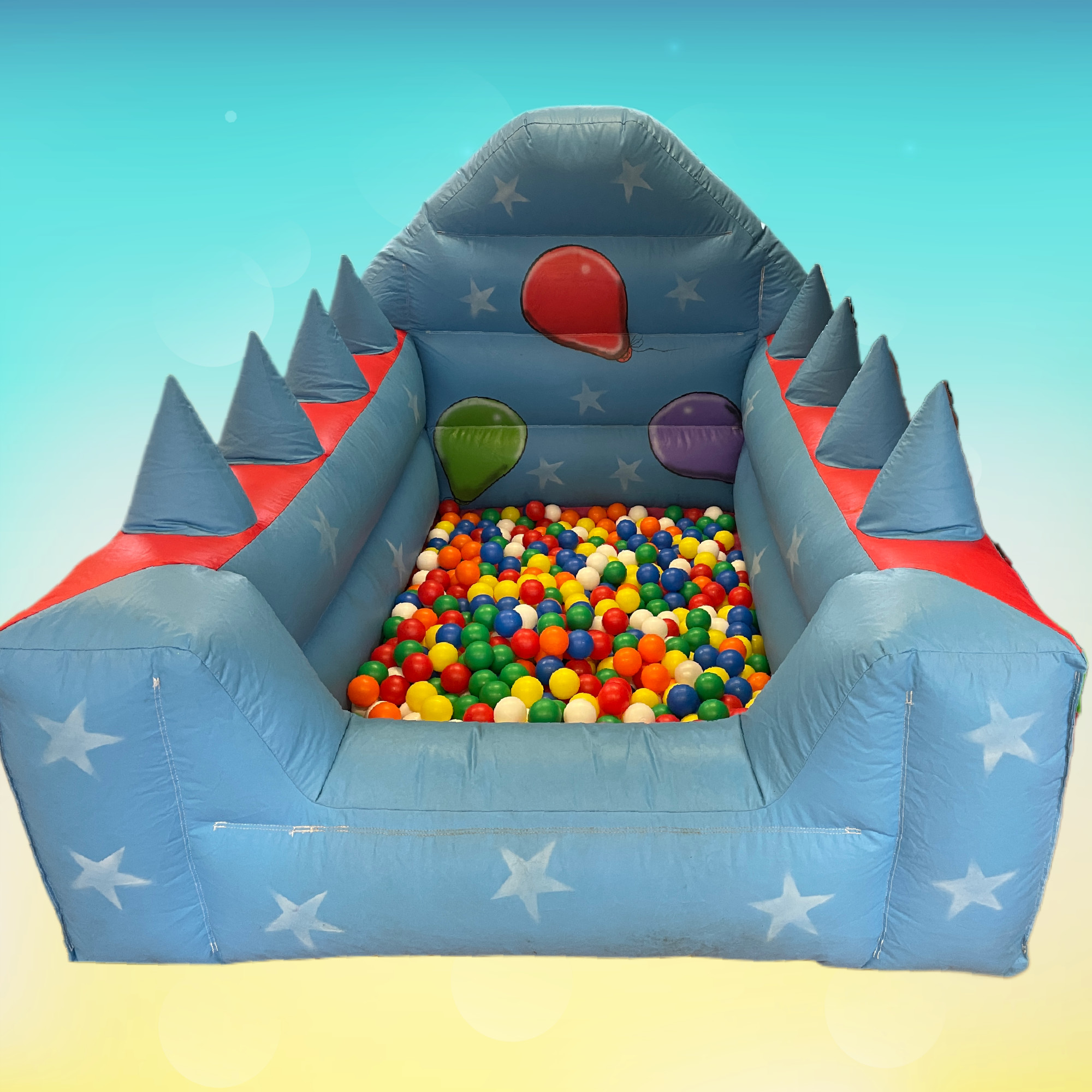 Blow up deals ball pit