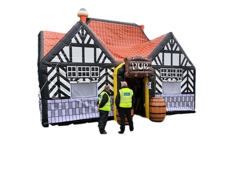 inflatable pub to hire