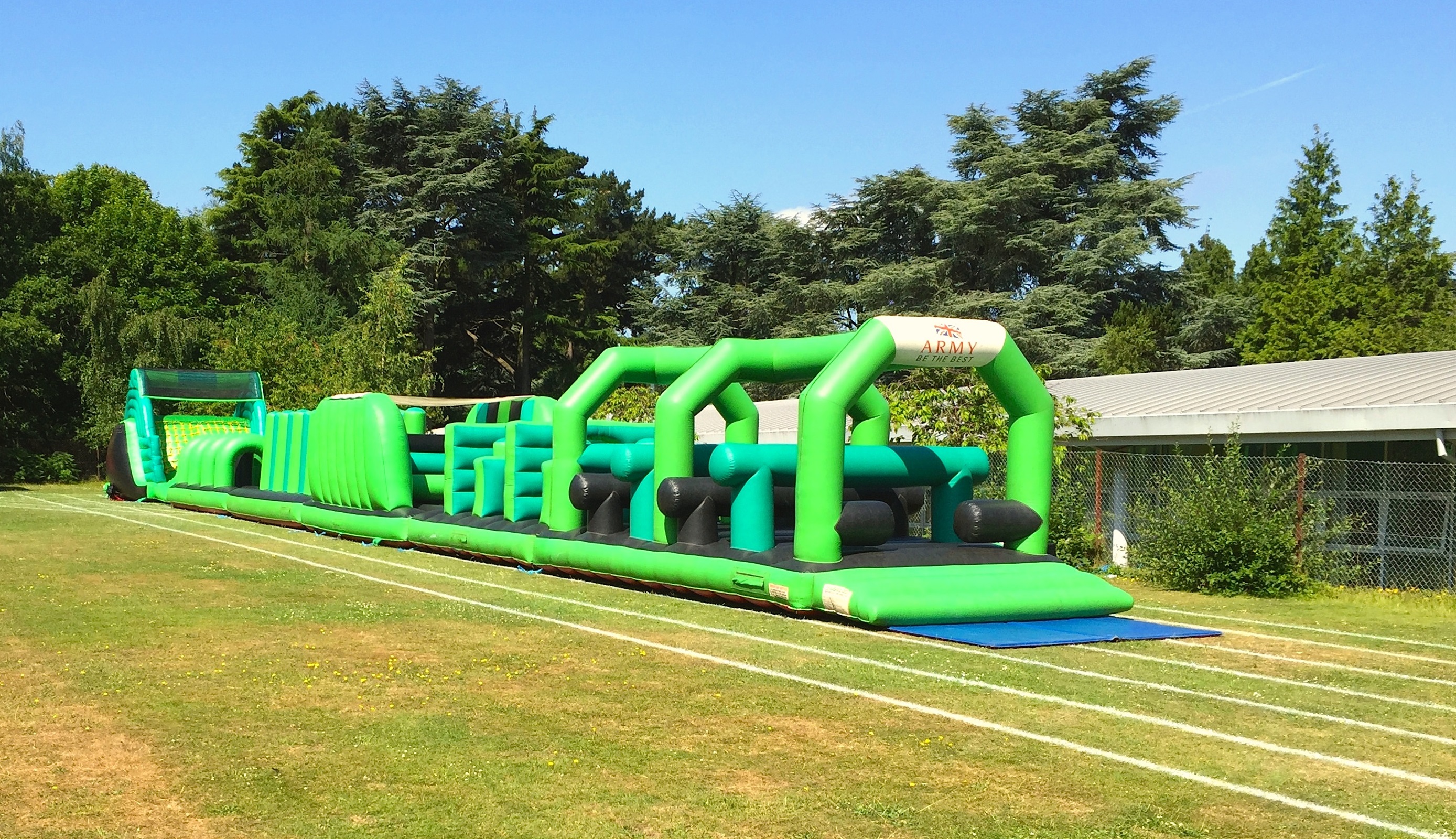 assault course bouncy castle hire