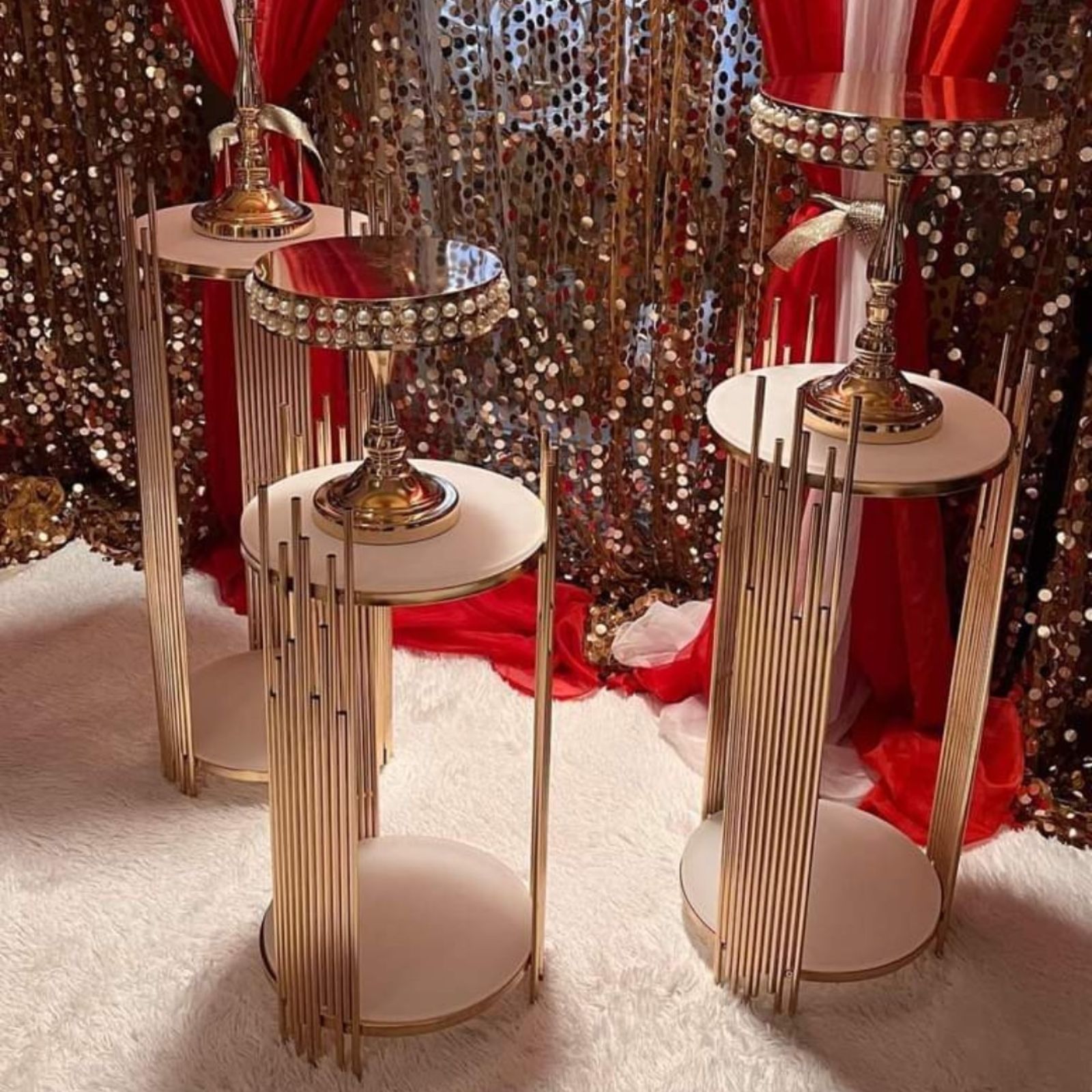 SoNSo Hires Bermuda Event Rental Plinths, Pedestals & Tables