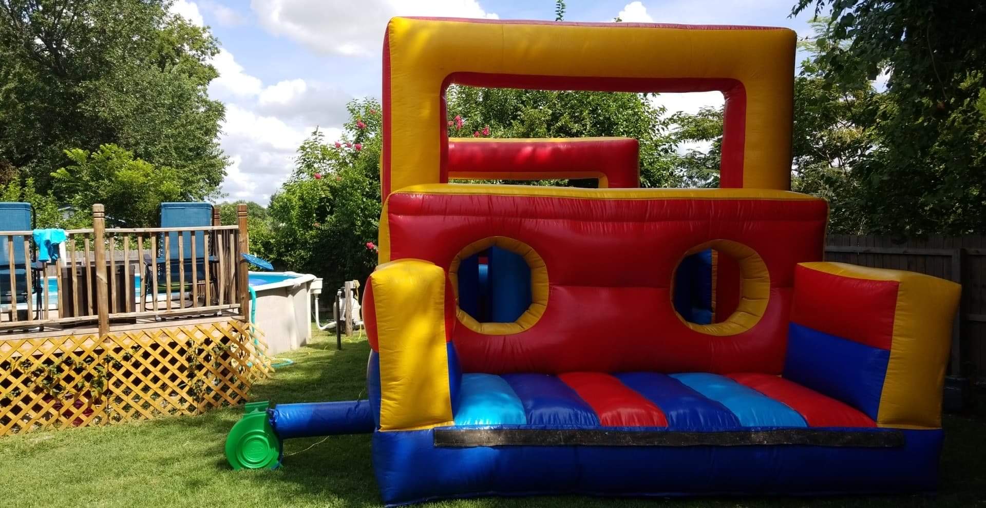 35 Ft Classic Obstacle Course Rental in Oklahoma