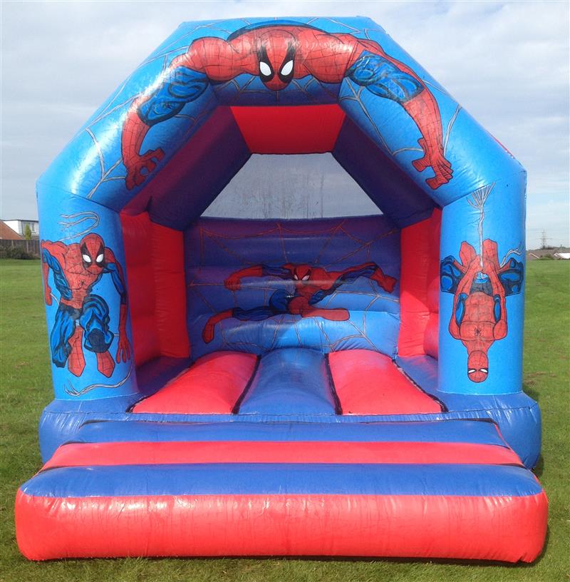 spiderman bouncy castle hire