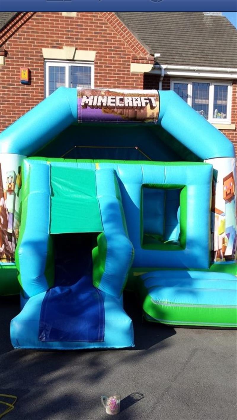 minecraft bouncy house