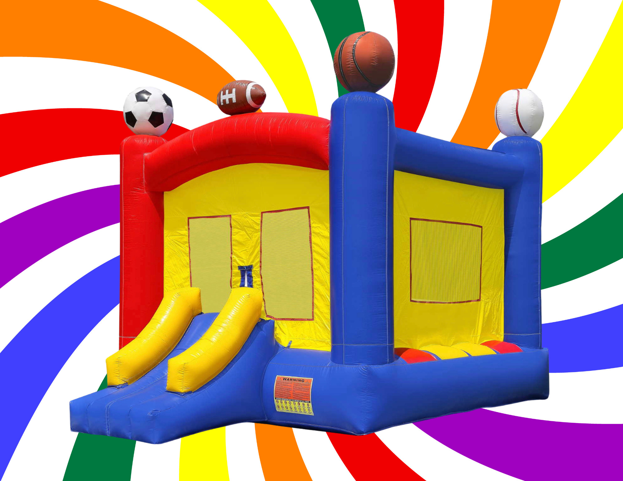 MVP AllStar Sports Bounce House Best Rental service in Oklahoma Okie Kidz Inflatables