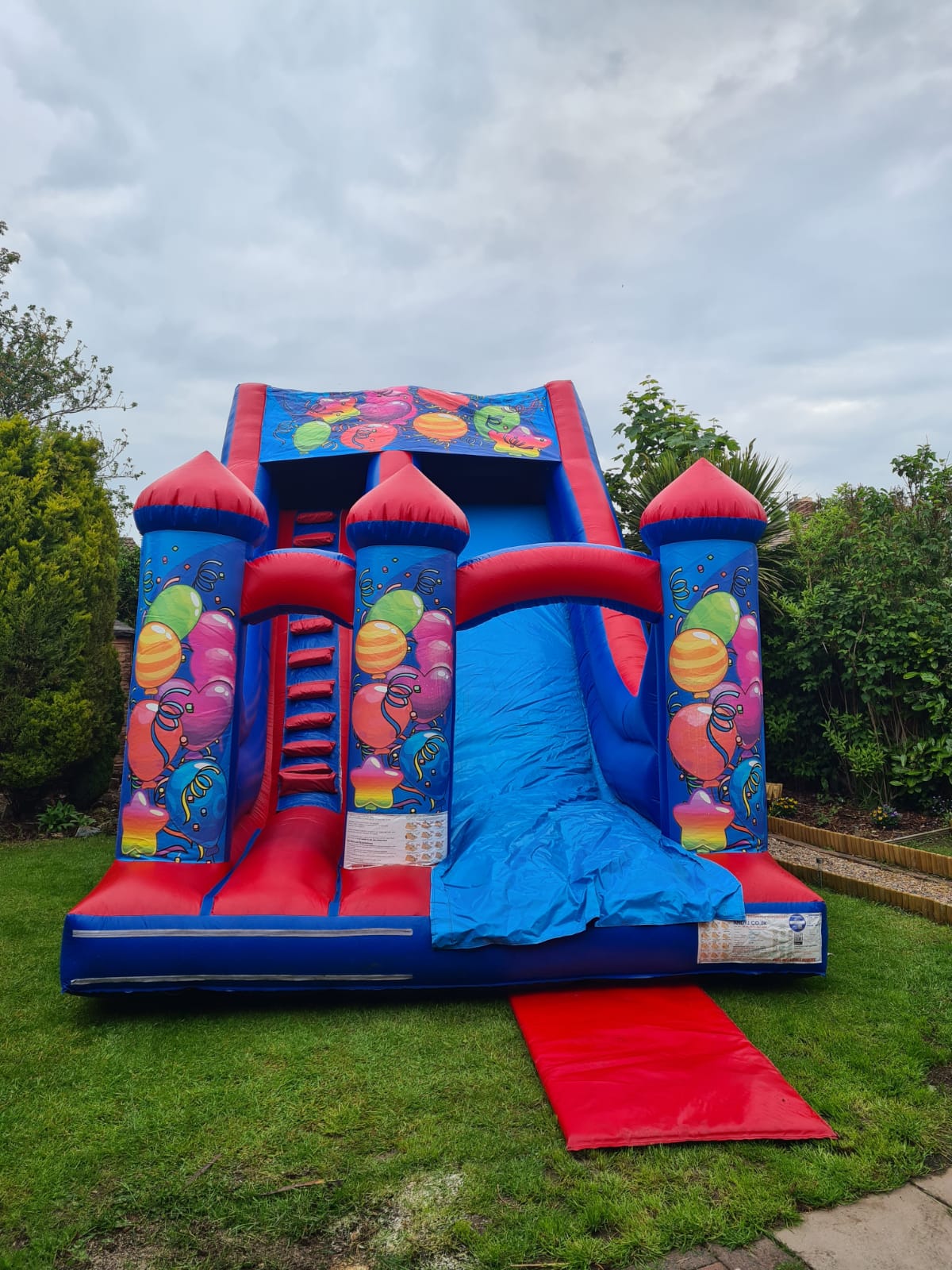slide bouncy castle hire