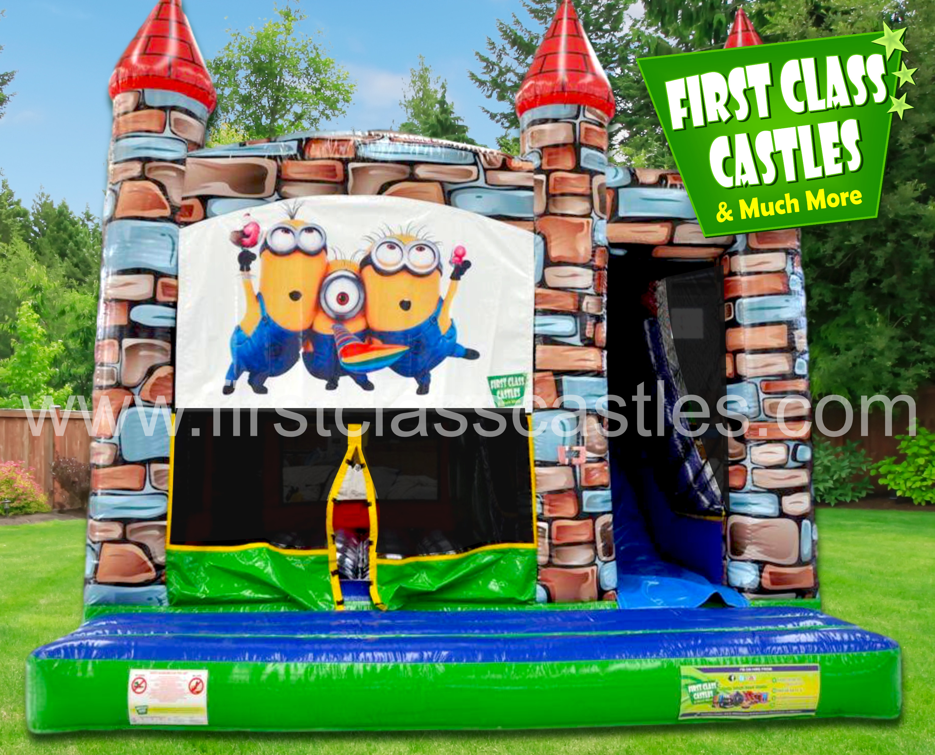 Bounce & Slide Combos Hire Bouncy Castle with Slide Hire Ireland