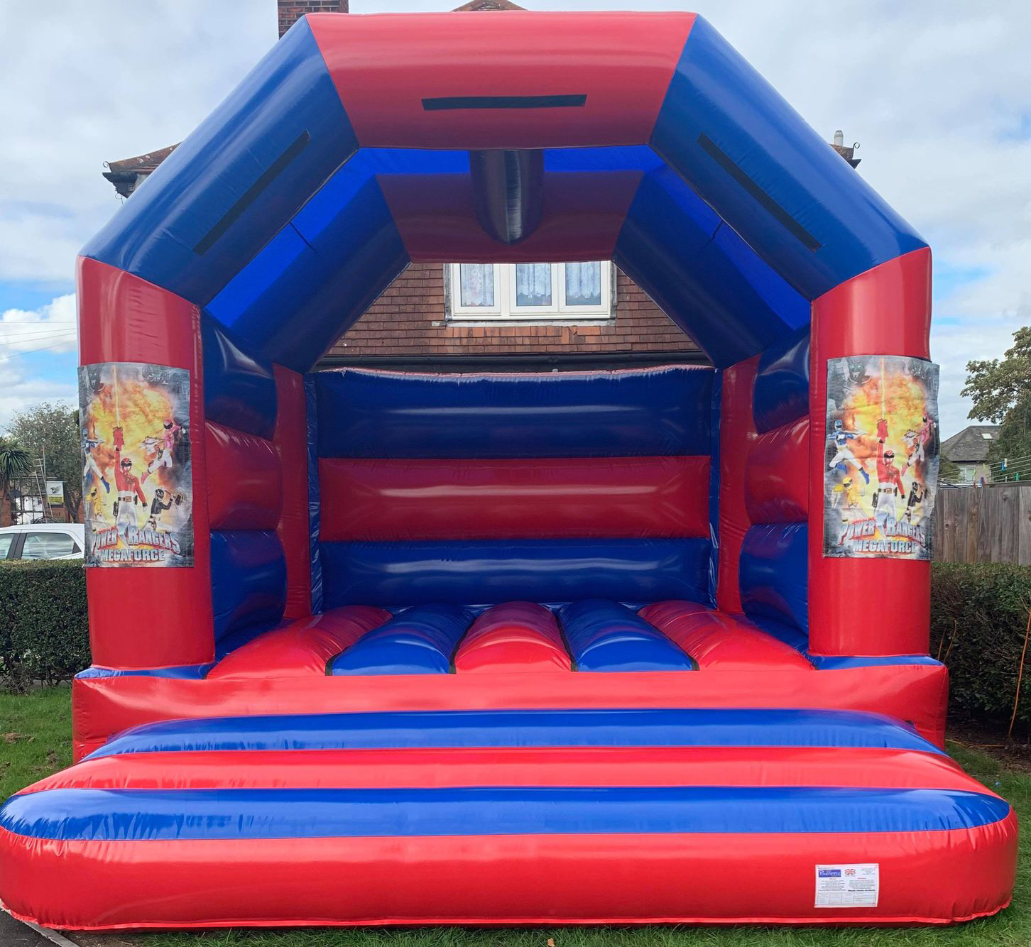 power ranger bouncy castle