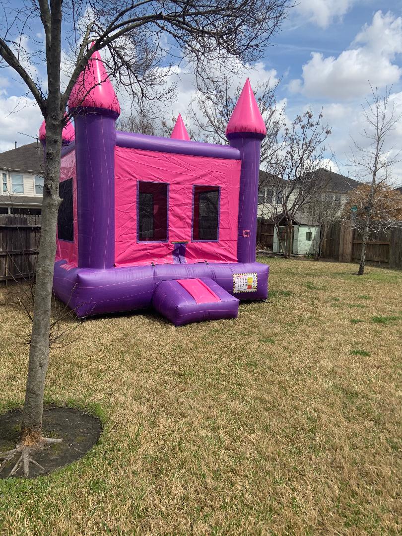 13x13 Purple/Pink Bounce House Best rentals service in HOUSTON, TX