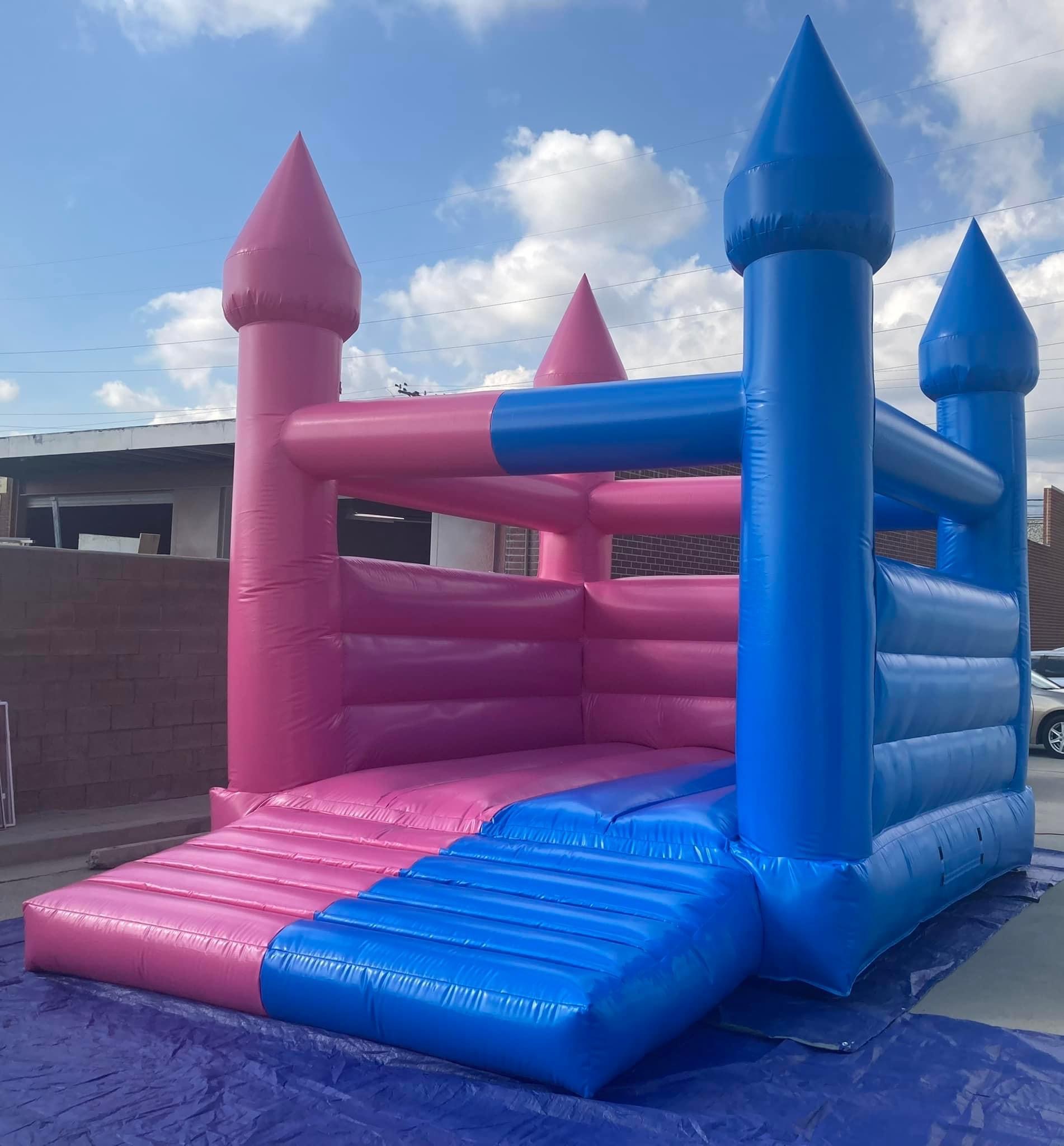 Gender Reveal Castle Best Bounce Houses, Waterslides, Laser Tag