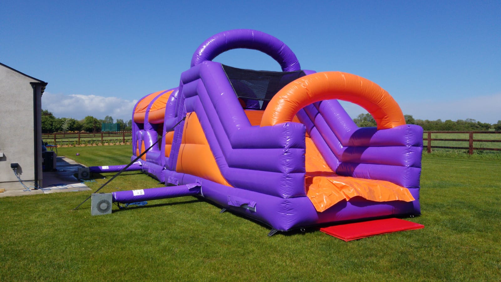 Rock Climbing Obstacle Course (Orange & Purple)