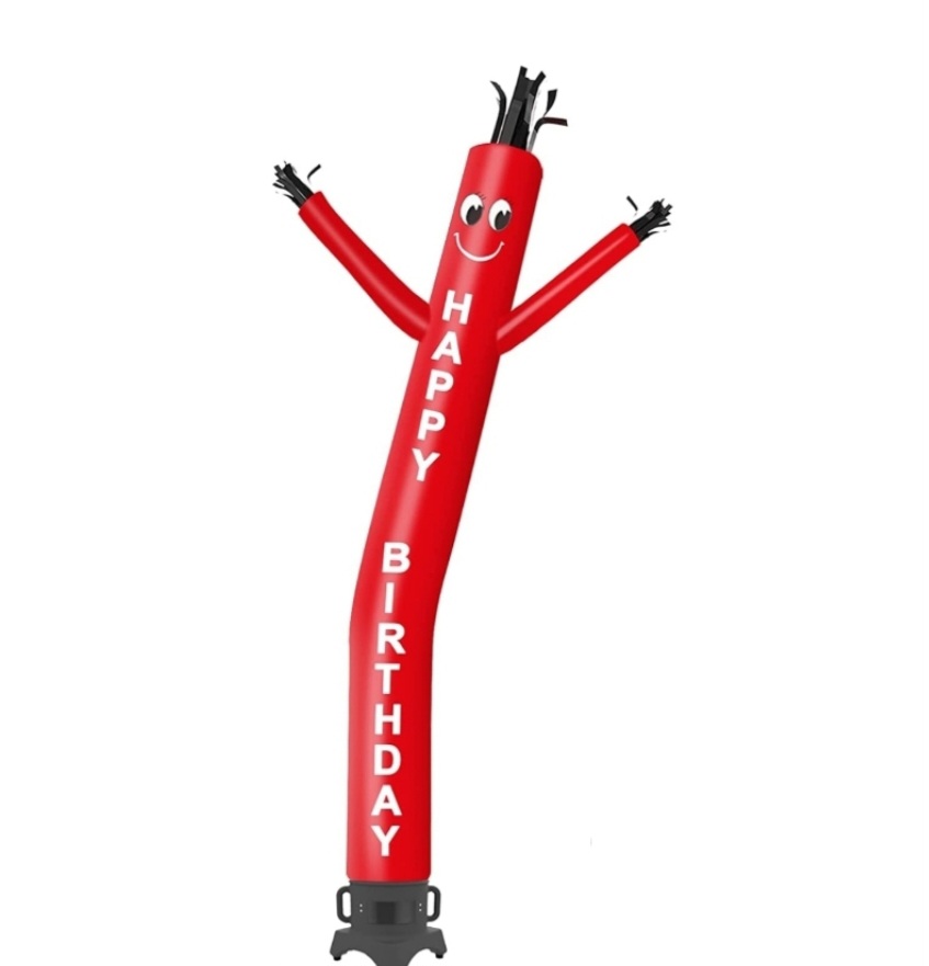 10' Happy Birthday Air Dancer Best Party Rentals service in Harford