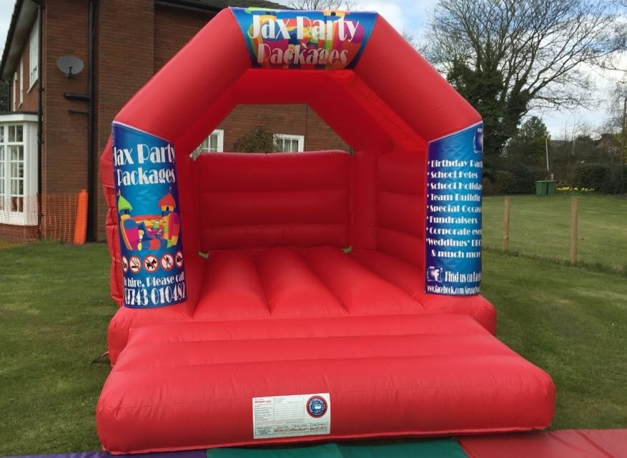 bounce house velcro banners