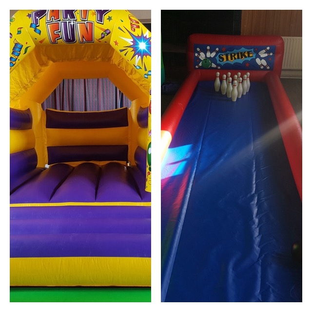 ally bally bouncy castle hire