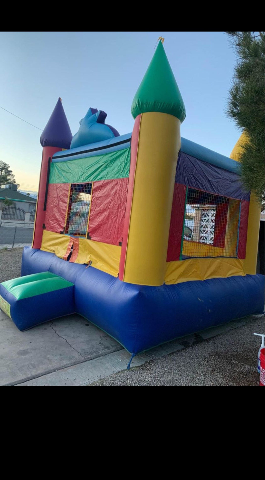Multicolor Castle 13ft. x 13ft. Hire in Nv Fly High Party Rentals