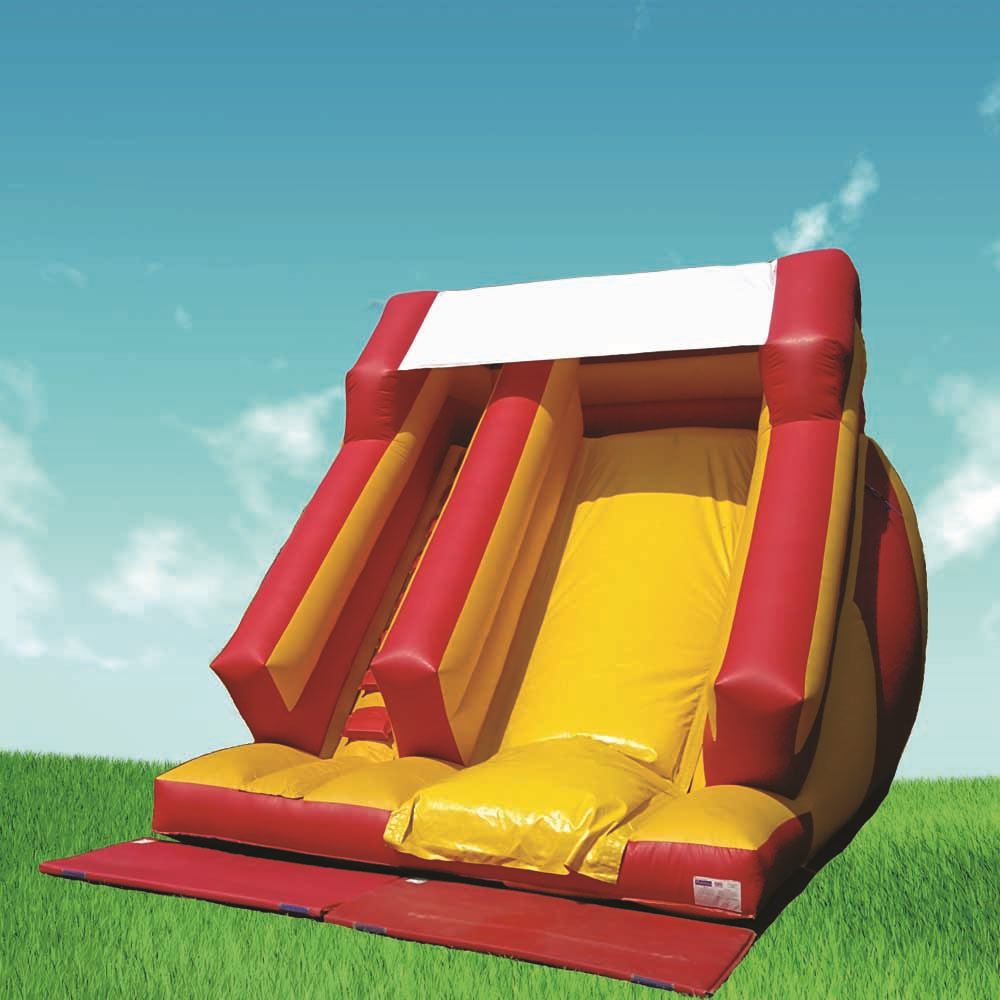 bouncy castle with slide to hire