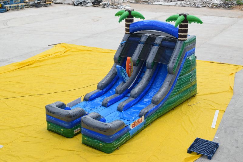 Double lane water slide hire perth