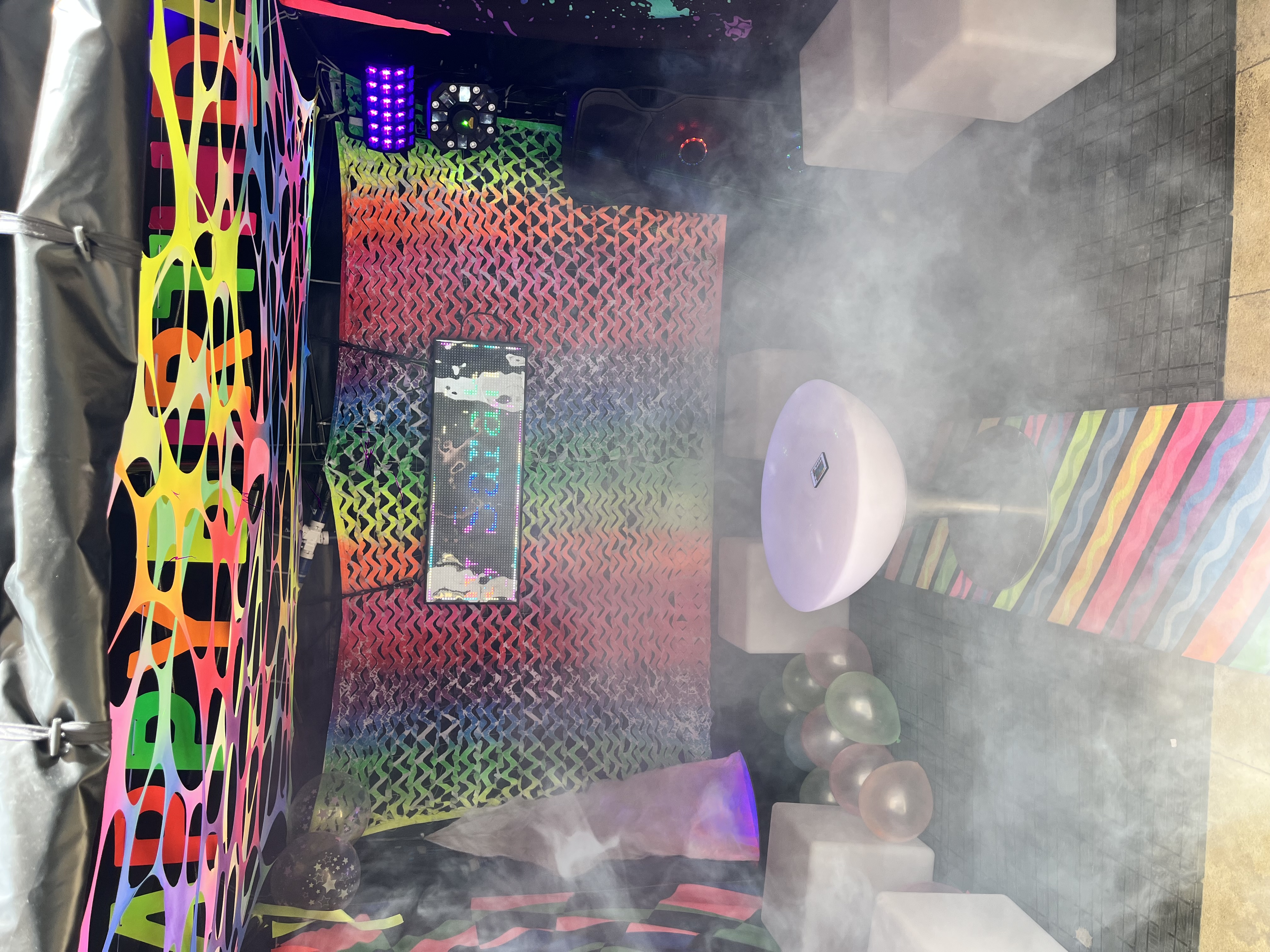 a1 3x3m uv glow party rave tent gazebo inflatable - Hire in Ashford ...