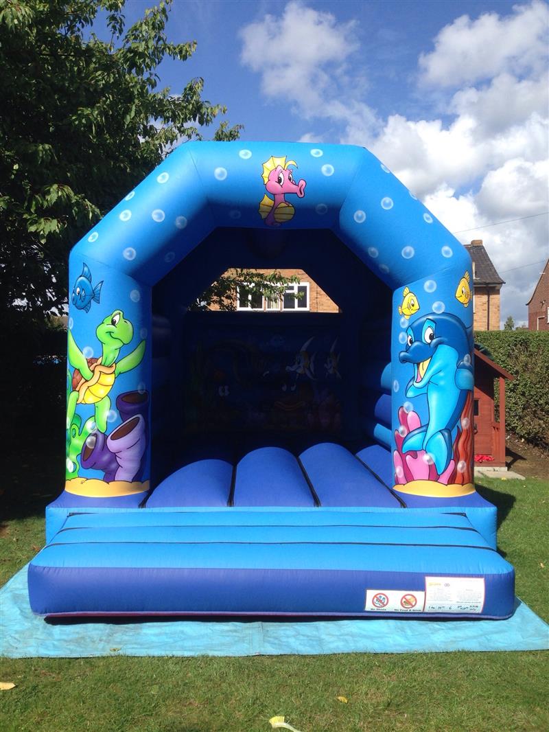 the range bouncy castle