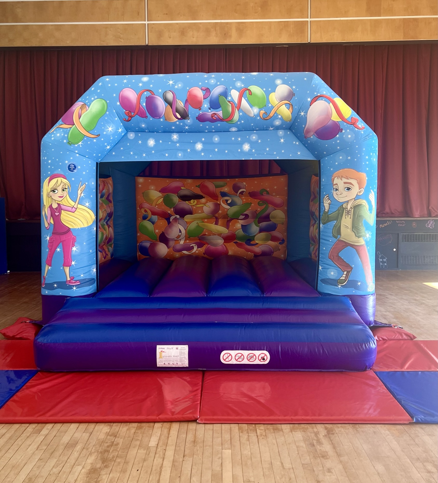 Party Bouncy Castle (12x12ft A Frame) - Bouncy Castle Hire in Luton ...