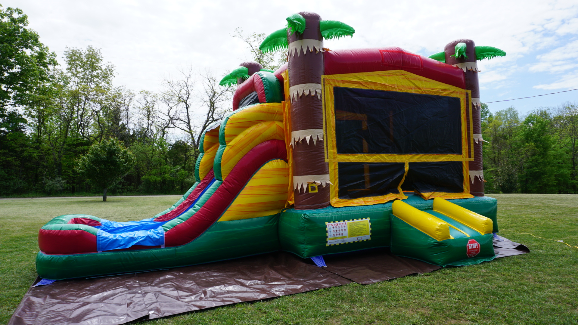 Palm Tree Paradise Adventure - Best Bounce House Rentals Service In ...