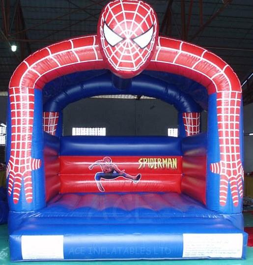 spiderman bouncy castle hire