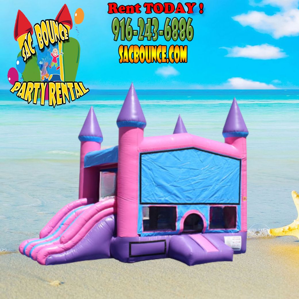 Combos with Slides Wet or Dry Inflatable Bounce House & Water Slide