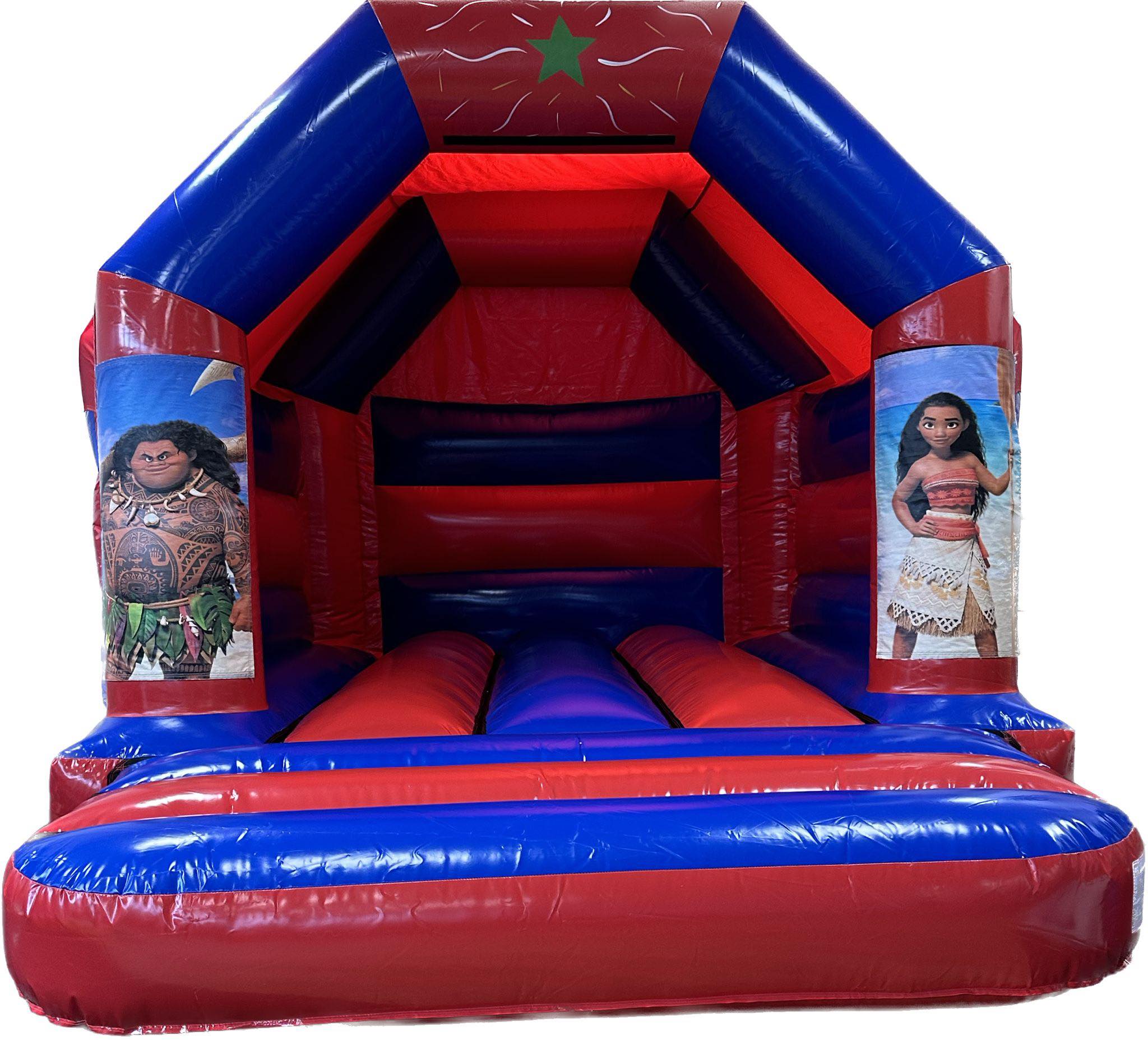 15x12 Moana Bouncy Castle Hire Bouncy Castle, Inflatable Slide & Soft
