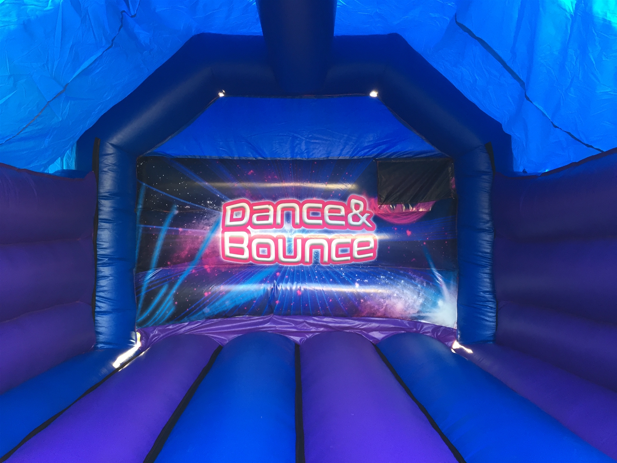 Disco Design Bouncy Castle 12ft x 15ft Bouncy Castle Hire in