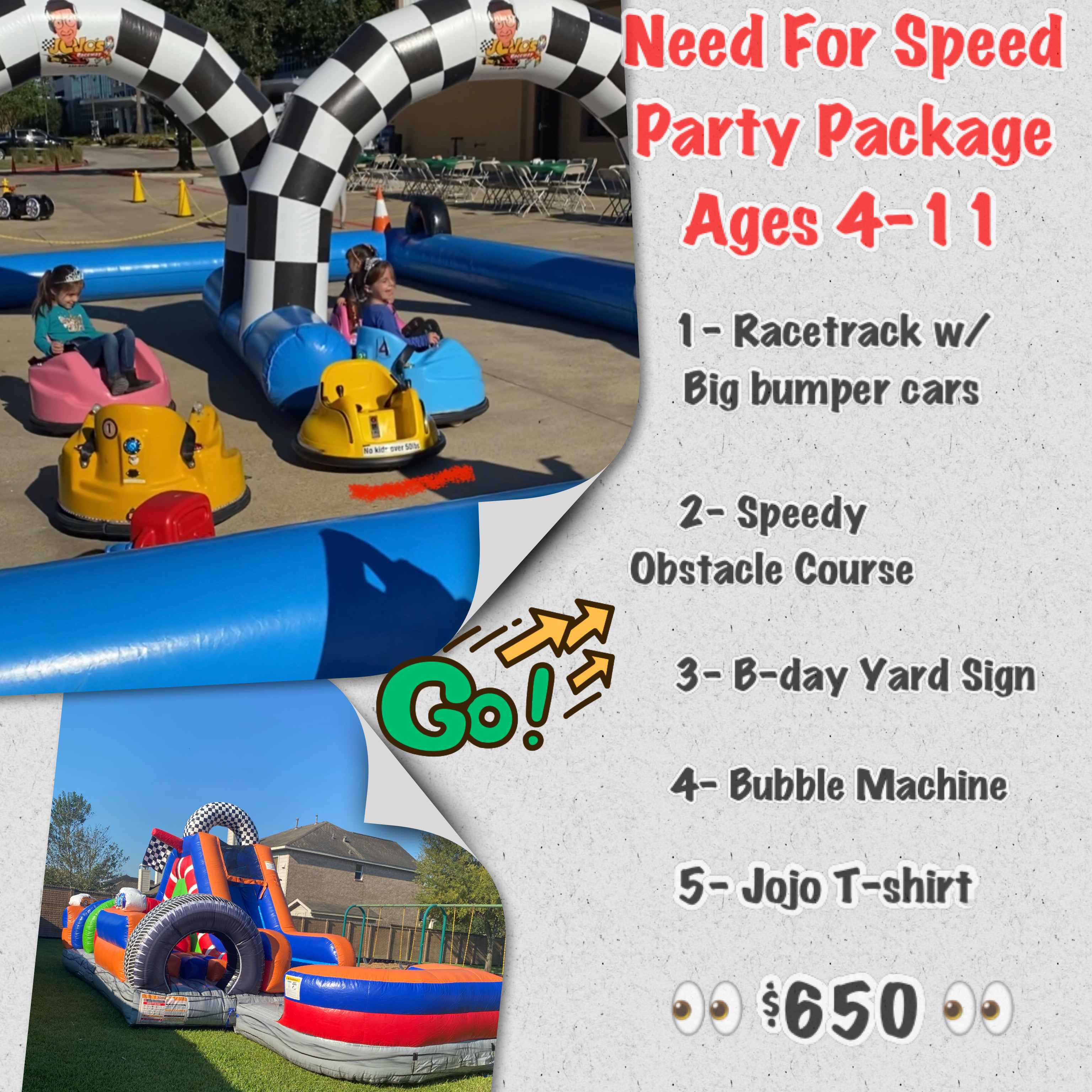 Party Packages Inflatable Racetrack Rentals In Houston