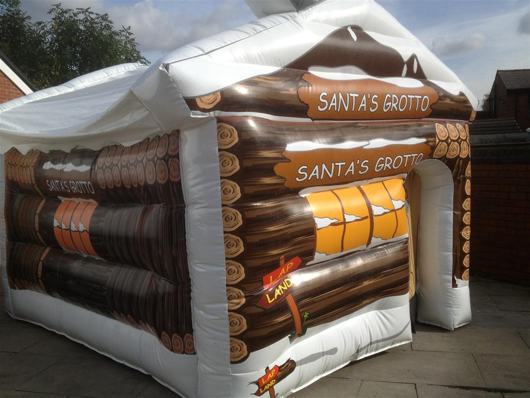 Santa's Grotto Plus Father Christmas & Helpers Bouncy Castle Hire in