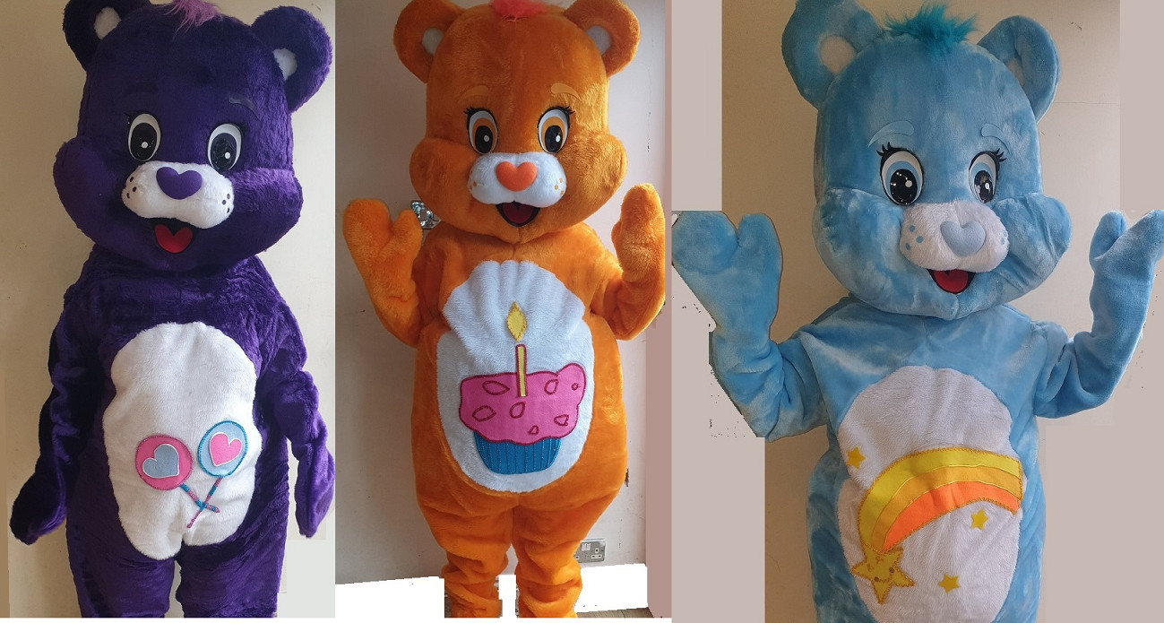 ACare Bears 7ft x 8ft Bouncy Castle, Softplay and Mascot Hire in
