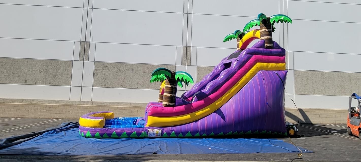 19 Ft Hawaiian Fun Water Slide Rentals in Florida, Volusia County