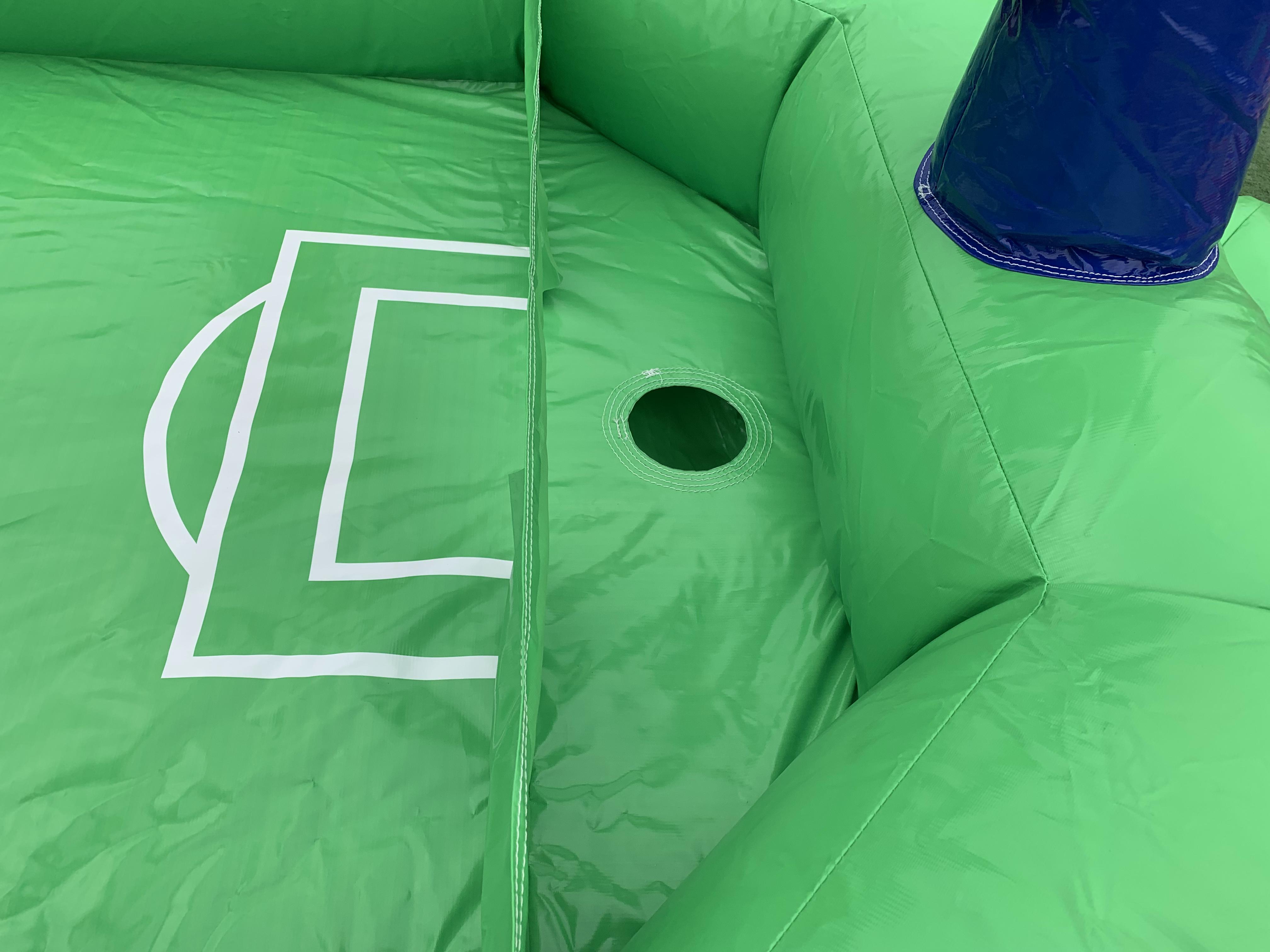 BBOL-171 - 10x5x4ft - Air football table (Mainly green with art ...