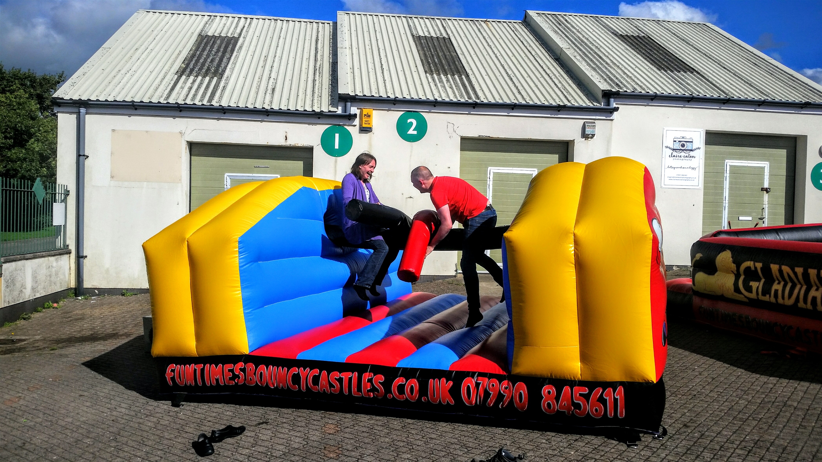 inflatable game hire