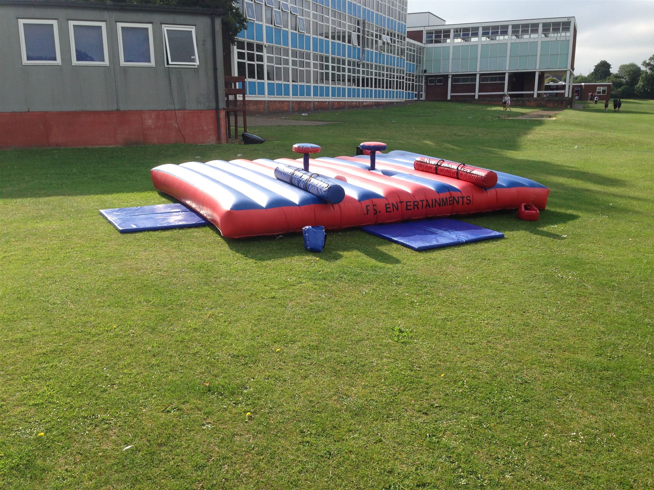 Inflatable Gladiator Bouncy Castle Hire in Bedford, Milton Keynes