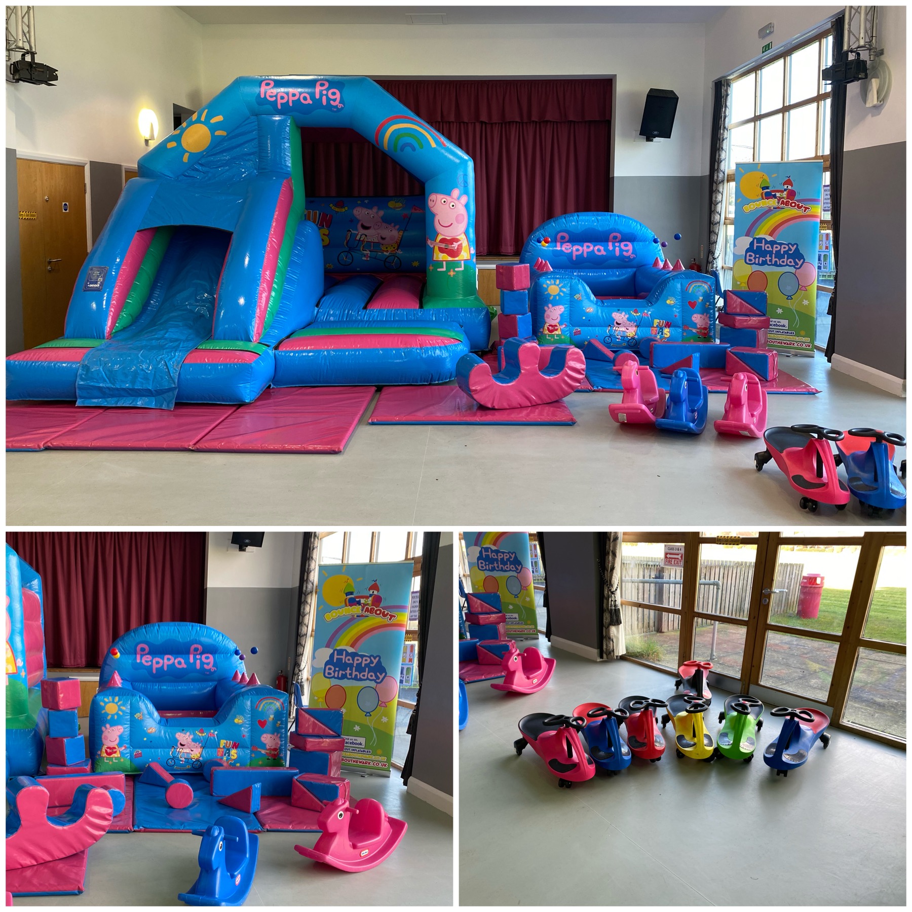 Inflatable, Soft Play and Ball Pool Package C Bouncy Castle and Soft