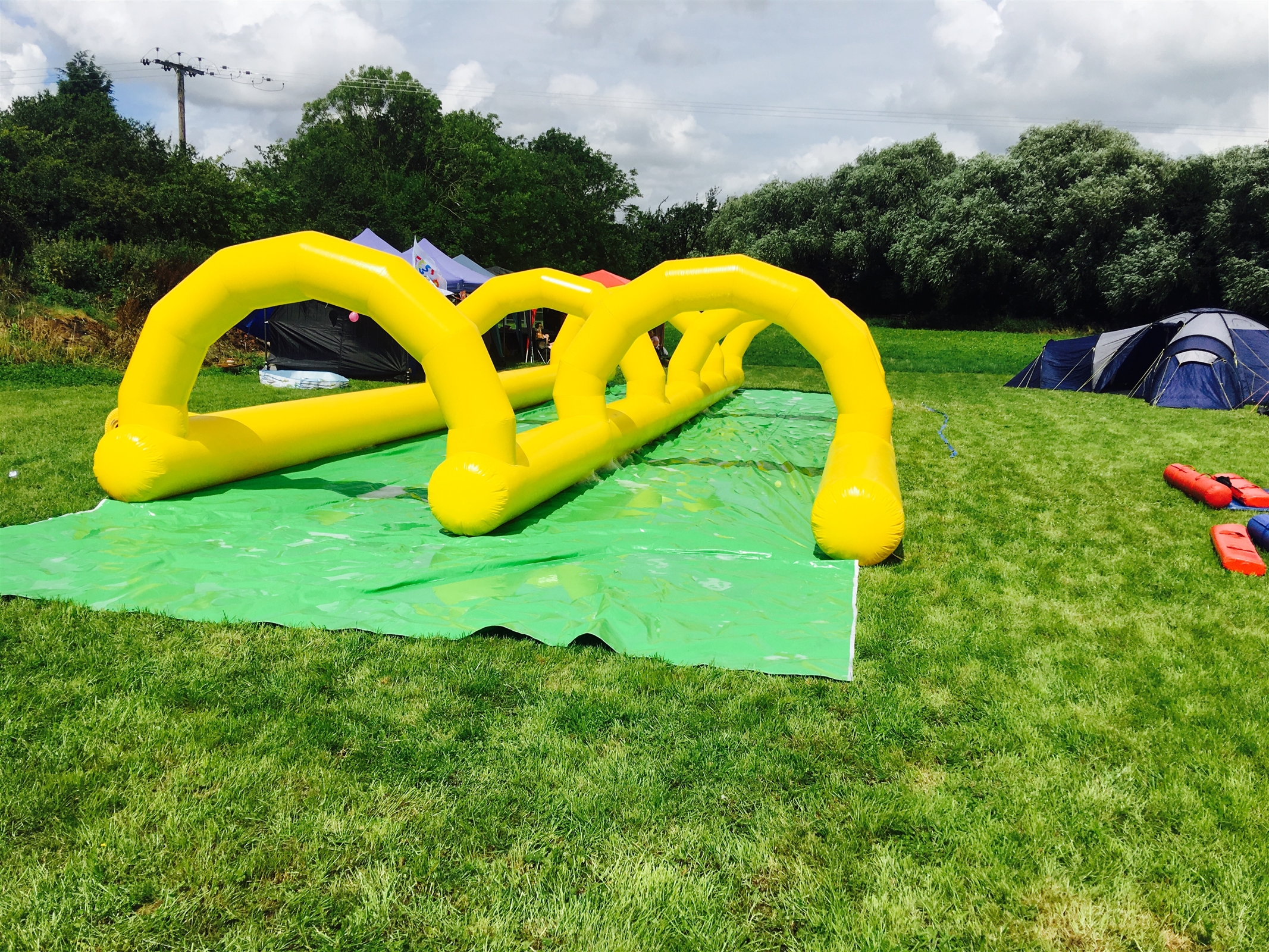 bouncy castle slip and slide