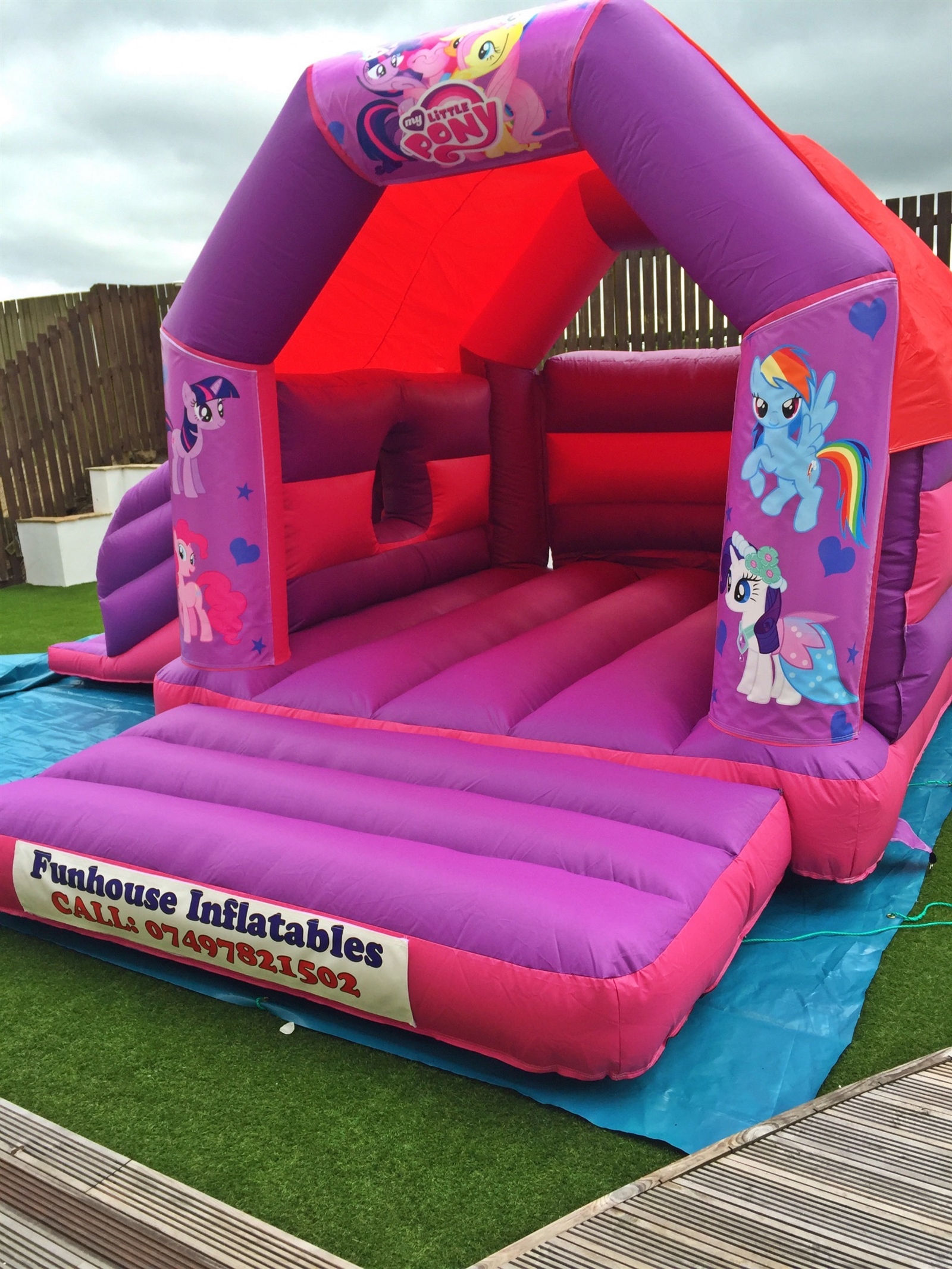 My Little Pony Combo Slide Bouncy Castle Bouncy Castle Hire In Larkhall Lanarkshire