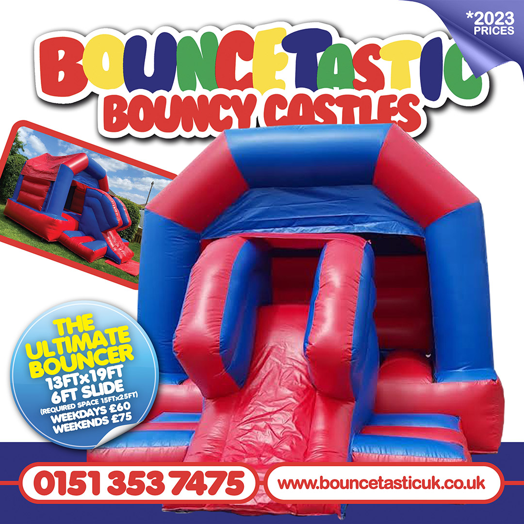 Plain Bouncy Castle Hire | Inflatables | Liverpool & Merseyside
