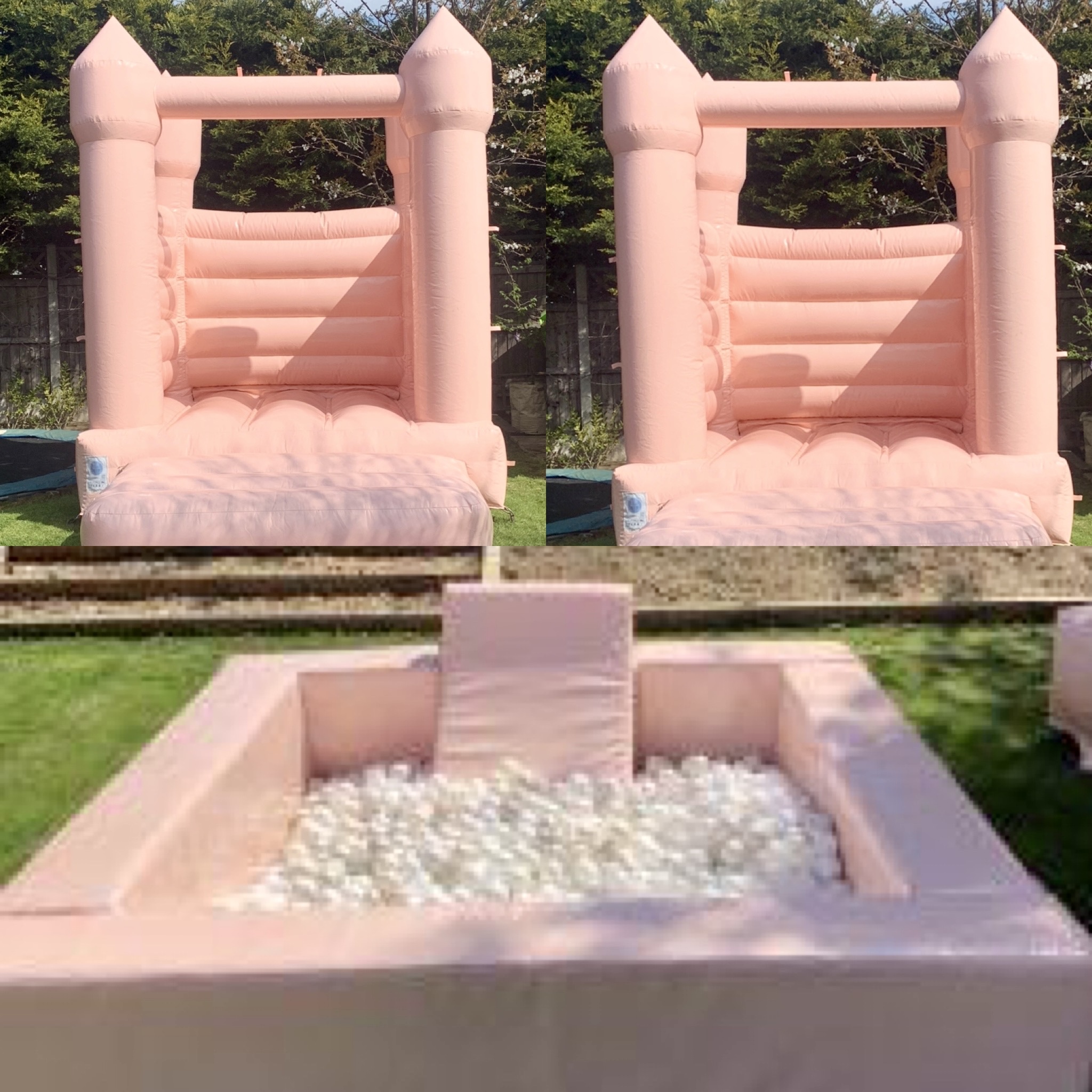 Peach Bouncy Castles & Soft Play Hire Sidcup Sevenoaks Kent