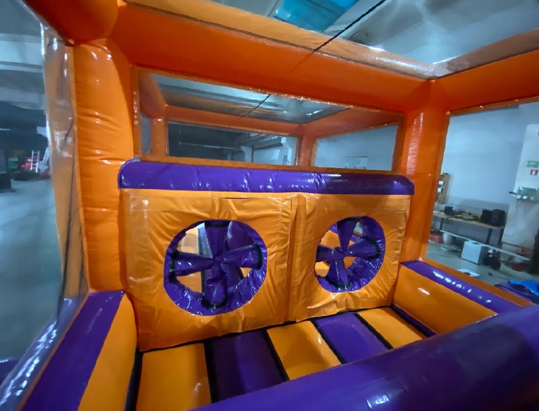 70ft Purple and Orange Challenge Obstacle Course Best Bouncy Castle