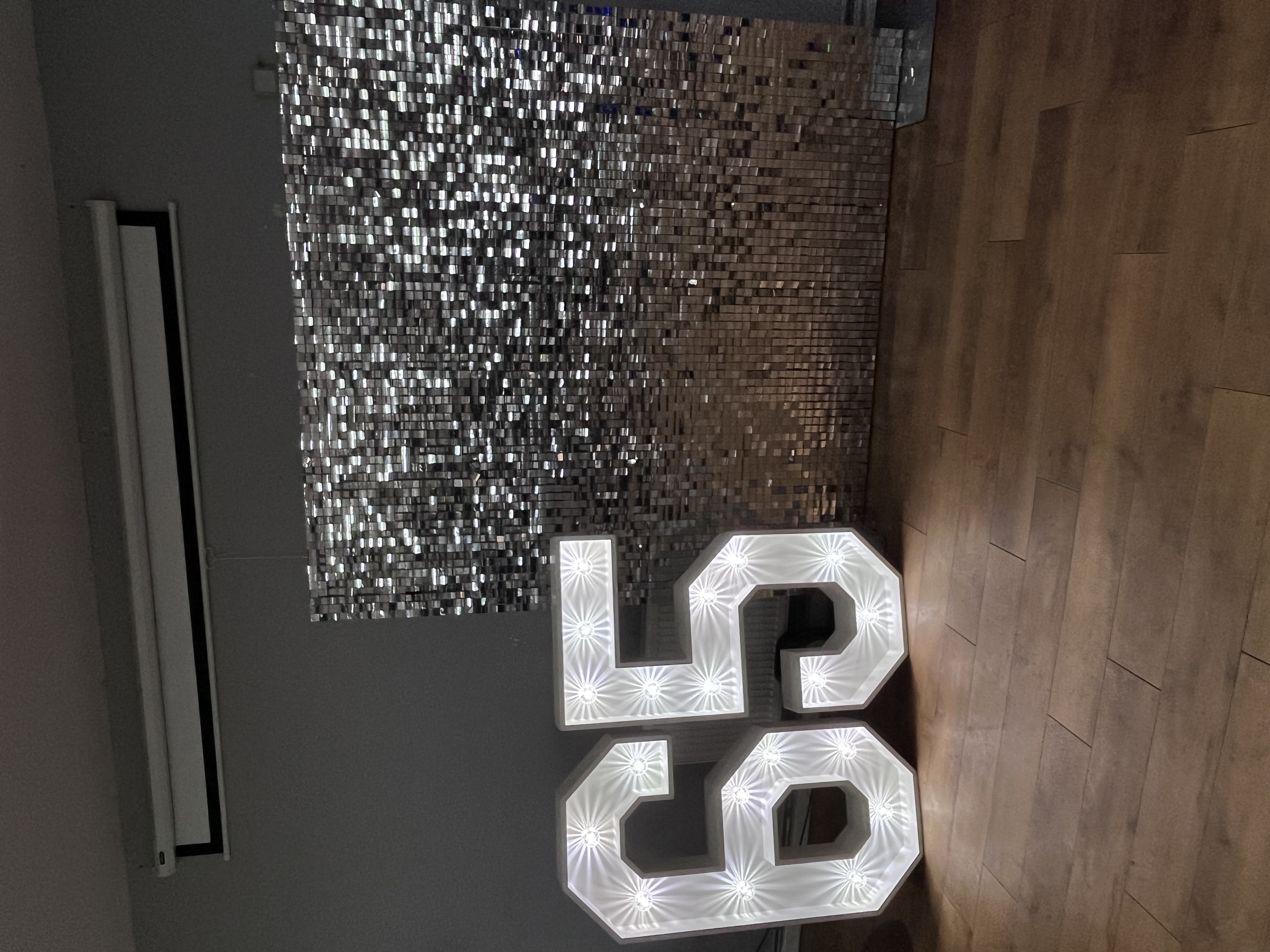 D1 4ft white led light up numbers 1 13 16 18 21 30 40 50 60 70 80 ...